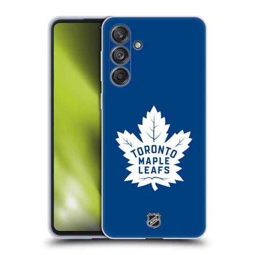 NHL Toronto Maple Leafs Plain Soft Gel Case for Samsung Galaxy M55 5G