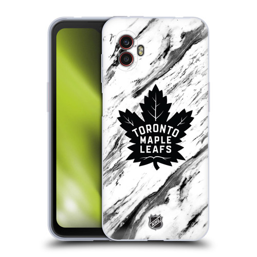 NHL Toronto Maple Leafs Marble Soft Gel Case for Samsung Galaxy Xcover6 Pro/Pro2