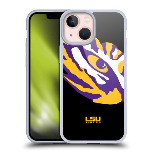 Louisiana State University LSU Louisiana State University LSU Oversized Icon Soft Gel Case for Apple iPhone 13 Mini