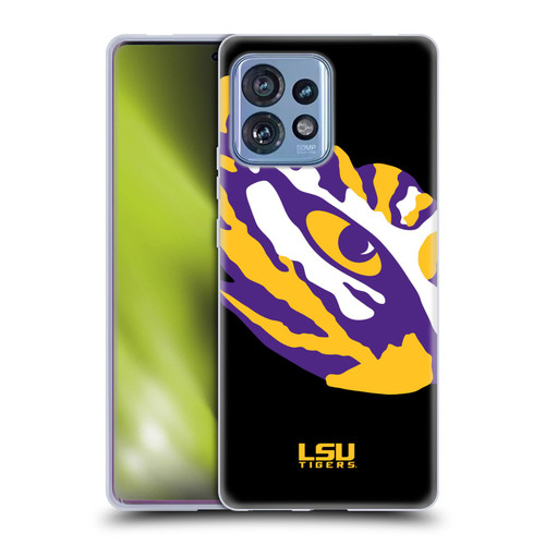 Louisiana State University LSU Louisiana State University Oversized Icon Soft Gel Case for Motorola Moto Edge 40 Pro/Plus 2023
