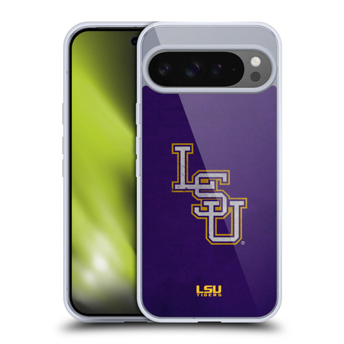 Louisiana State University LSU Louisiana State University Distressed Look Soft Gel Case for Google Pixel 9 Pro XL