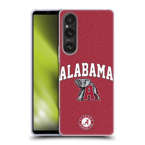 University Of Alabama UA The University Of Alabama Campus Logotype Soft Gel Case for Sony Xperia 1 V 5G