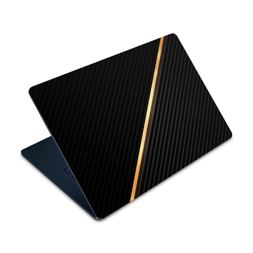 Alyn Spiller Carbon Fiber Gold Vinyl Sticker Skin Decal Cover for Apple MacBook Air 15" M2/A3448 2023/2026