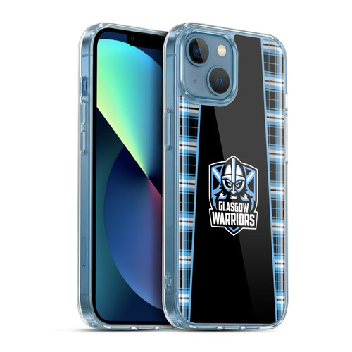 Glasgow Warriors Logo 2 Tartan Soft Gel Case for Apple iPhone 13 Mini & MagSafe