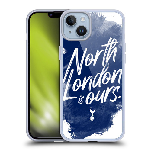 Tottenham Hotspur F.C. Badge North London Is Ours Soft Gel Case for Apple iPhone 14 Plus