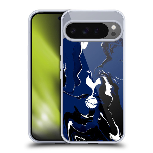Tottenham Hotspur F.C. Badge Marble Soft Gel Case for Google Pixel 9 Pro XL