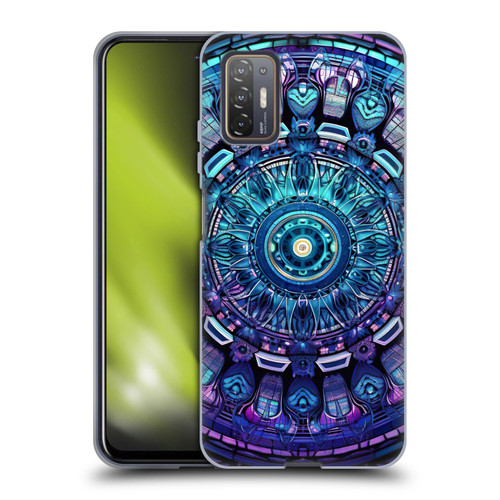 Mark Ashkenazi Multicolor Florals Psychedelic Art Soft Gel Case for HTC Desire 21 Pro 5G