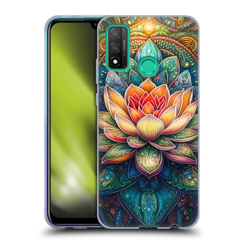 Mark Ashkenazi Multicolor Florals Lotus Soft Gel Case for Huawei P Smart (2020)