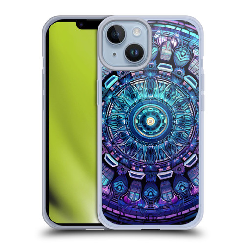 Mark Ashkenazi Multicolor Florals Psychedelic Art Soft Gel Case for Apple iPhone 14