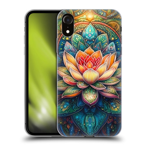 Mark Ashkenazi Multicolor Florals Lotus Soft Gel Case for Apple iPhone XR