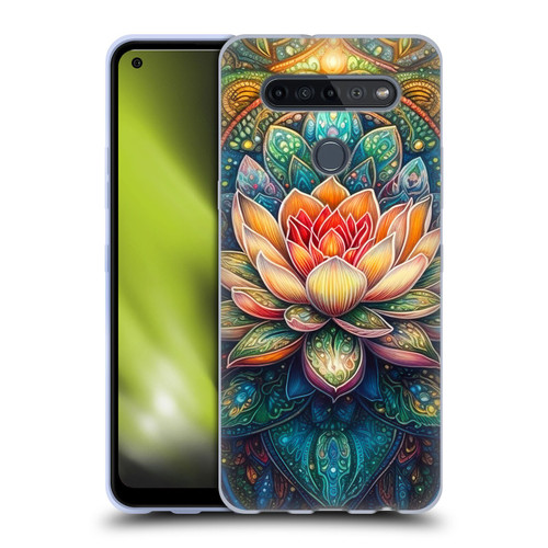 Mark Ashkenazi Multicolor Florals Lotus Soft Gel Case for LG K51S