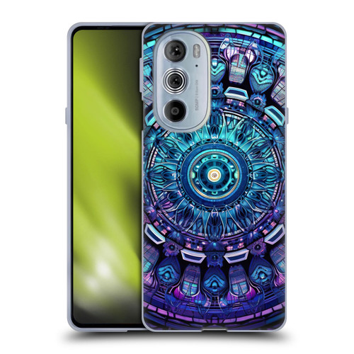 Mark Ashkenazi Multicolor Florals Psychedelic Art Soft Gel Case for Motorola Edge X30