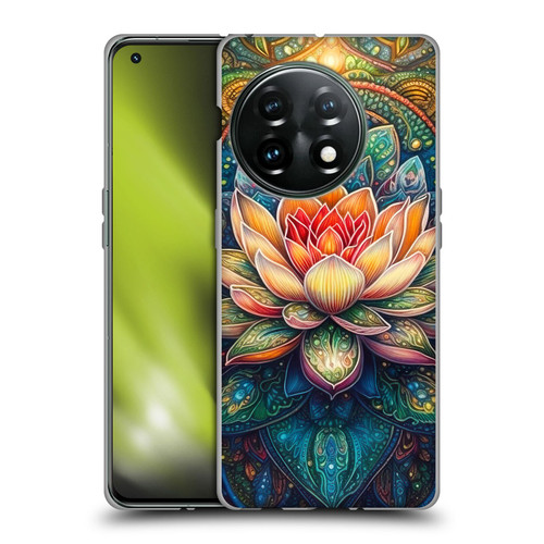 Mark Ashkenazi Multicolor Florals Lotus Soft Gel Case for OnePlus 11 5G