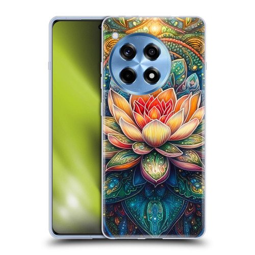 Mark Ashkenazi Multicolor Florals Lotus Soft Gel Case for OnePlus 12R