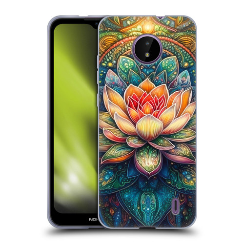Mark Ashkenazi Multicolor Florals Lotus Soft Gel Case for Nokia C10 / C20