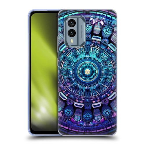 Mark Ashkenazi Multicolor Florals Psychedelic Art Soft Gel Case for Nokia X30