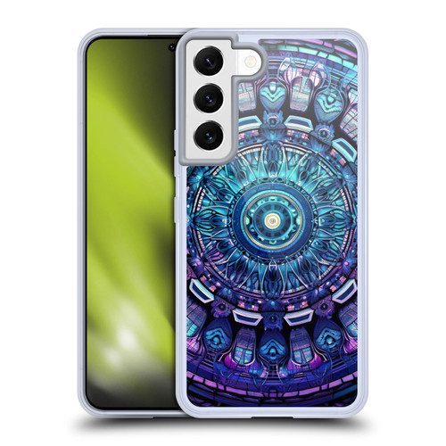 Mark Ashkenazi Multicolor Florals Psychedelic Art Soft Gel Case for Samsung Galaxy S22 5G