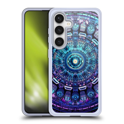 Mark Ashkenazi Multicolor Florals Psychedelic Art Soft Gel Case for Samsung Galaxy S24 5G