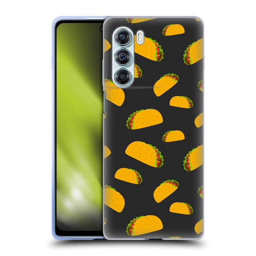 PLdesign Food Patterns Cool Fun Taco Soft Gel Case for Motorola Edge S30 / Moto G200 5G