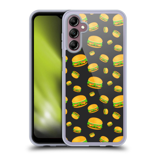 PLdesign Food Patterns Cool Fun Burger Soft Gel Case for Samsung Galaxy A14 5G
