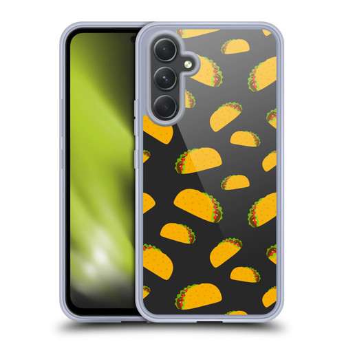 PLdesign Food Patterns Cool Fun Taco Soft Gel Case for Samsung Galaxy A54 5G