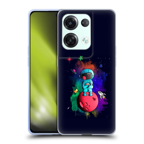 Mark Ashkenazi Various Graphics Space Celebration Soft Gel Case for OPPO Reno8 Pro