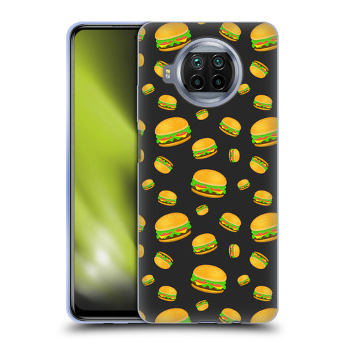 PLdesign Food Patterns Cool Fun Burger Soft Gel Case for Xiaomi Mi 10T Lite 5G