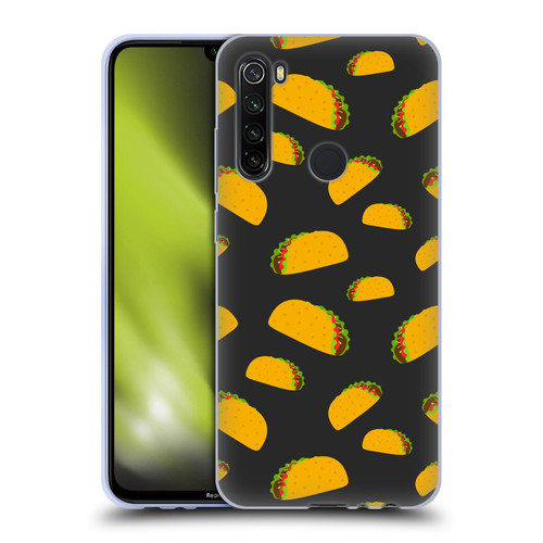 PLdesign Food Patterns Cool Fun Taco Soft Gel Case for Xiaomi Redmi Note 8T
