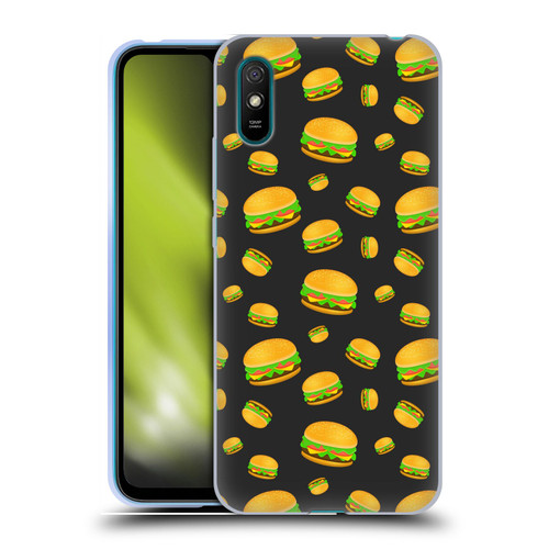 PLdesign Food Patterns Cool Fun Burger Soft Gel Case for Xiaomi Redmi 9A / Redmi 9AT
