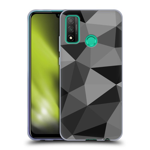 PLdesign Geometric Patterns Dark Gray Mesh Soft Gel Case for Huawei P Smart (2020)