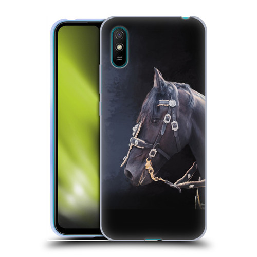 Simone Gatterwe Pegasus And Unicorns Friesian Horse Soft Gel Case for Xiaomi Redmi 9A / Redmi 9AT