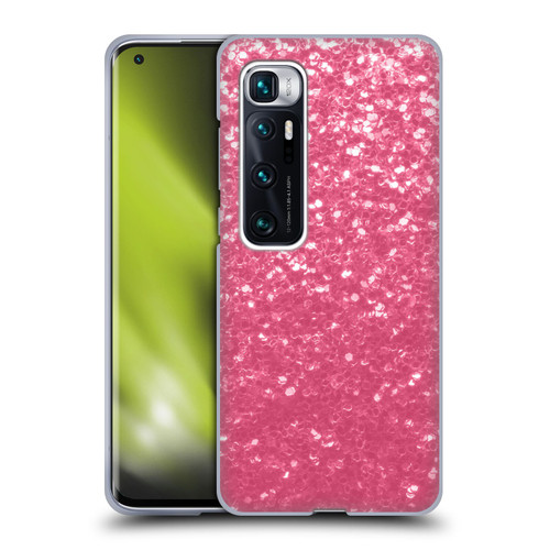 PLdesign Sparkle Prints Rose Pink Soft Gel Case for Xiaomi Mi 10 Ultra 5G