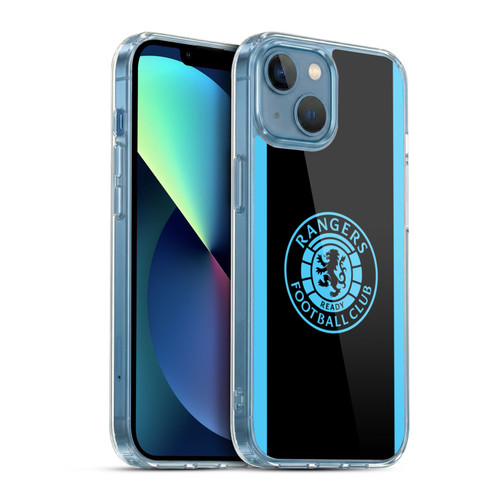 Rangers FC Crest Light Blue Soft Gel Case for Apple iPhone 13 Mini & MagSafe