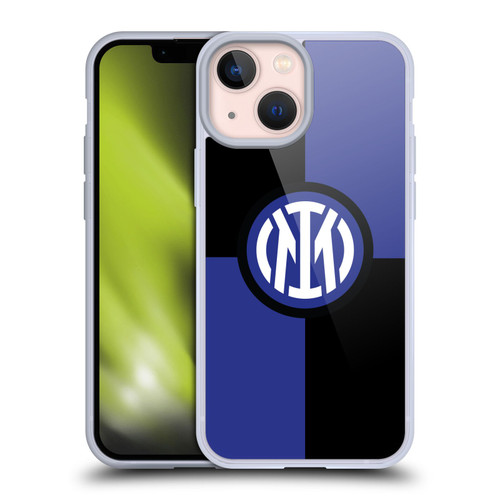 Fc Internazionale Milano Badge Flag Soft Gel Case for Apple iPhone 13 Mini & MagSafe