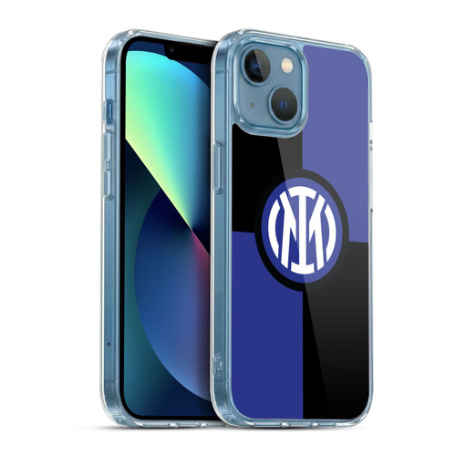 Fc Internazionale Milano Badge Flag Soft Gel Case for Apple iPhone 13 Mini & MagSafe