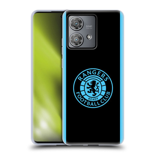 Rangers FC Crest Light Blue Soft Gel Case for Motorola Edge 40 Neo 5G