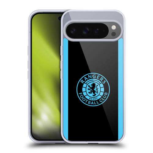 Rangers FC Crest Light Blue Soft Gel Case for Google Pixel 9 Pro XL