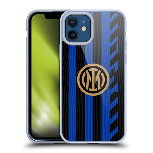 Fc Internazionale Milano 2024/25 Crest Kit Home Soft Gel Case for Apple iPhone 12 / iPhone 12 Pro & MagSafe