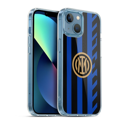 Fc Internazionale Milano 2024/25 Crest Kit Home Soft Gel Case for Apple iPhone 13 Mini & MagSafe
