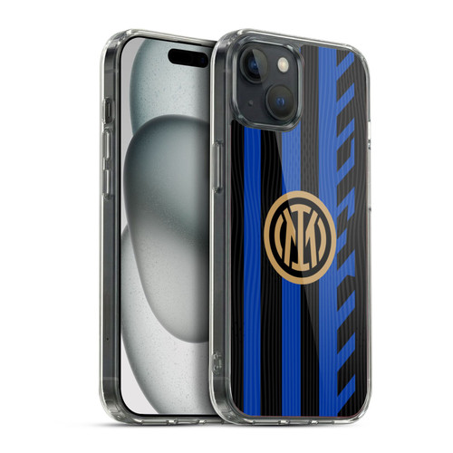 Fc Internazionale Milano 2024/25 Crest Kit Home Soft Gel Case for Apple iPhone 15 Plus & MagSafe