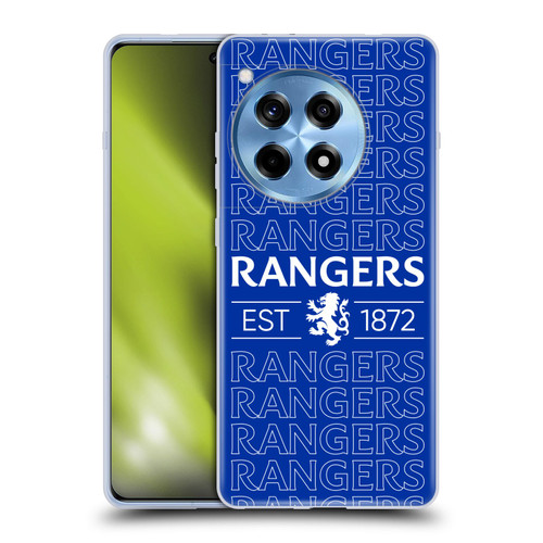 Rangers FC Crest Typography Soft Gel Case for OPPO OnePlus Ace 3 5G