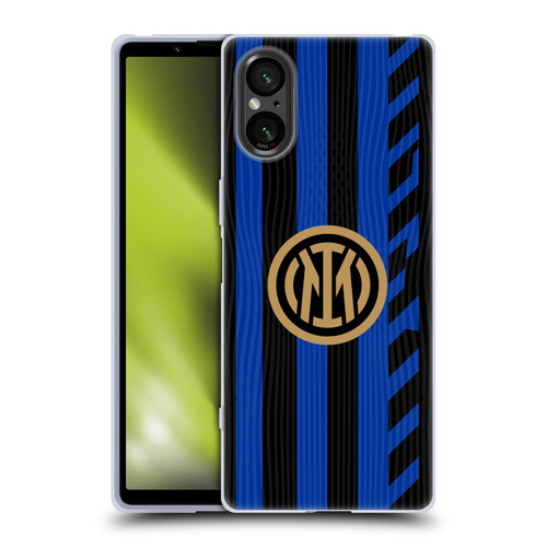 Fc Internazionale Milano 2024/25 Crest Kit Home Soft Gel Case for Sony Xperia 5 V 5G