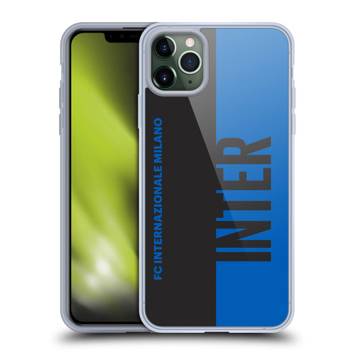 Fc Internazionale Milano Graphics Half Soft Gel Case for Apple iPhone 11 Pro Max & MagSafe