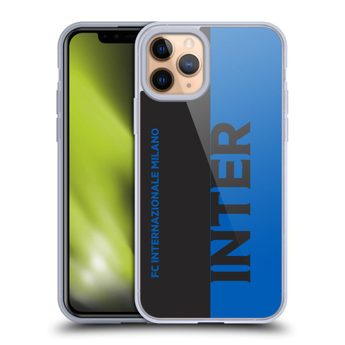 Fc Internazionale Milano Graphics Half Soft Gel Case for Apple iPhone 11 Pro