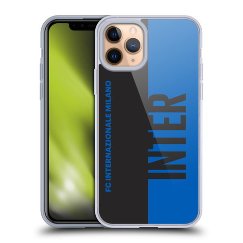 Fc Internazionale Milano Graphics Half Soft Gel Case for Apple iPhone 11 Pro & MagSafe