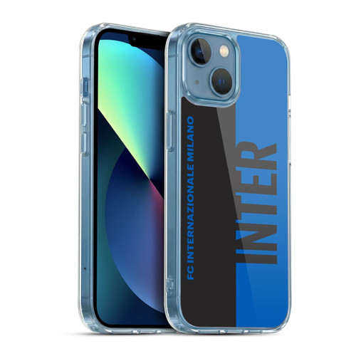 Fc Internazionale Milano Graphics Half Soft Gel Case for Apple iPhone 13 Mini & MagSafe