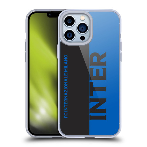 Fc Internazionale Milano Graphics Half Soft Gel Case for Apple iPhone 13 Pro Max