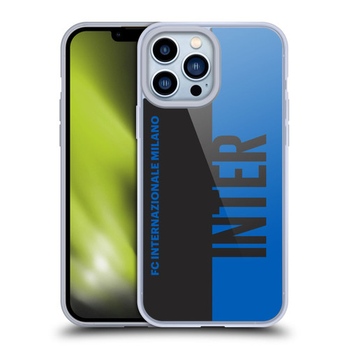 Fc Internazionale Milano Graphics Half Soft Gel Case for Apple iPhone 13 Pro Max & MagSafe