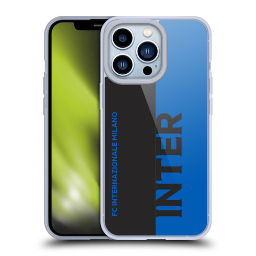 Fc Internazionale Milano Graphics Half Soft Gel Case for Apple iPhone 13 Pro