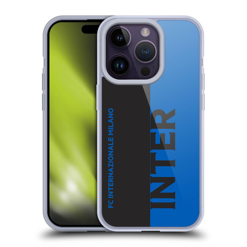 Fc Internazionale Milano Graphics Half Soft Gel Case for Apple iPhone 14 Pro